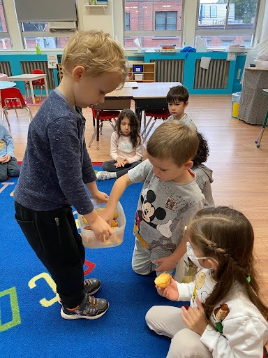 FAA Students sharing cultural food during La Semaine Du Goût