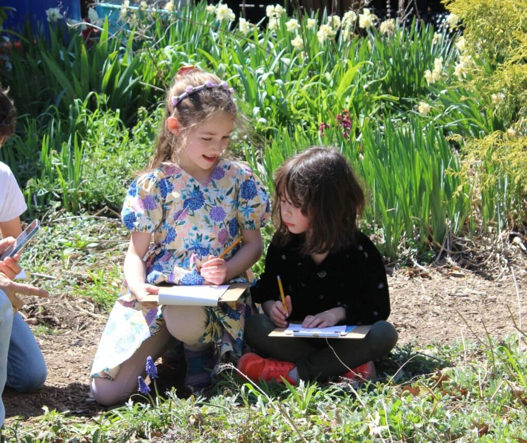 Sustainability in private school. Jersey City Brunswick Community Garden